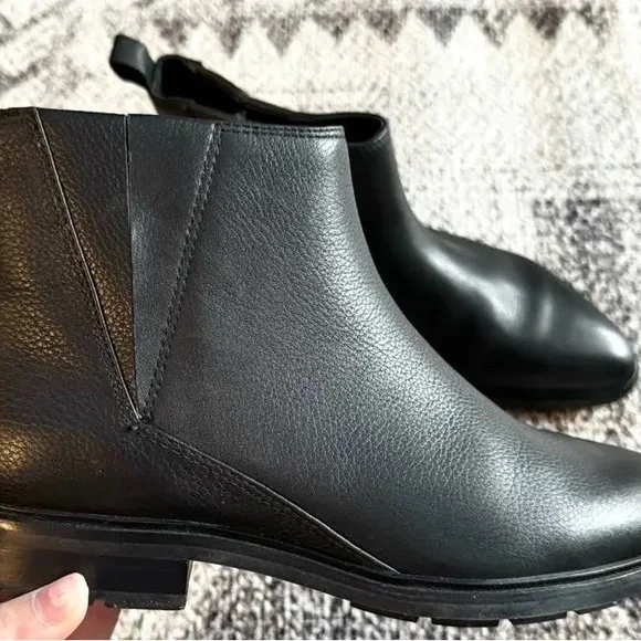 NEW VIA SPIGA Women’s Boots Sz 9 EU 39 Leather Waterproof Slip On Rubber soles - Picture 3 of 16